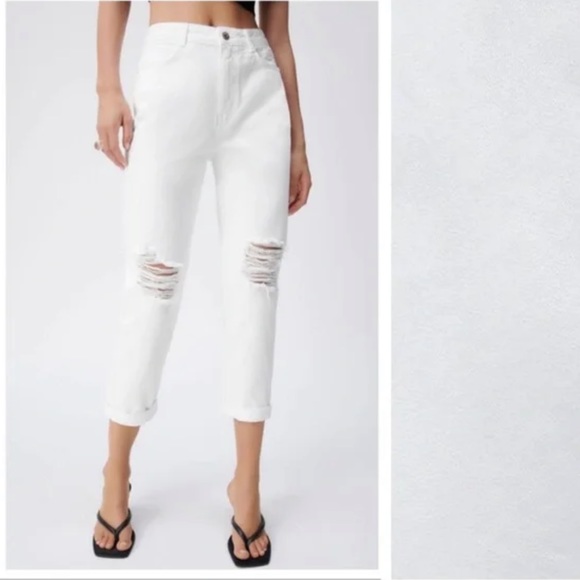 White ripped jeans - Picture 2 of 5